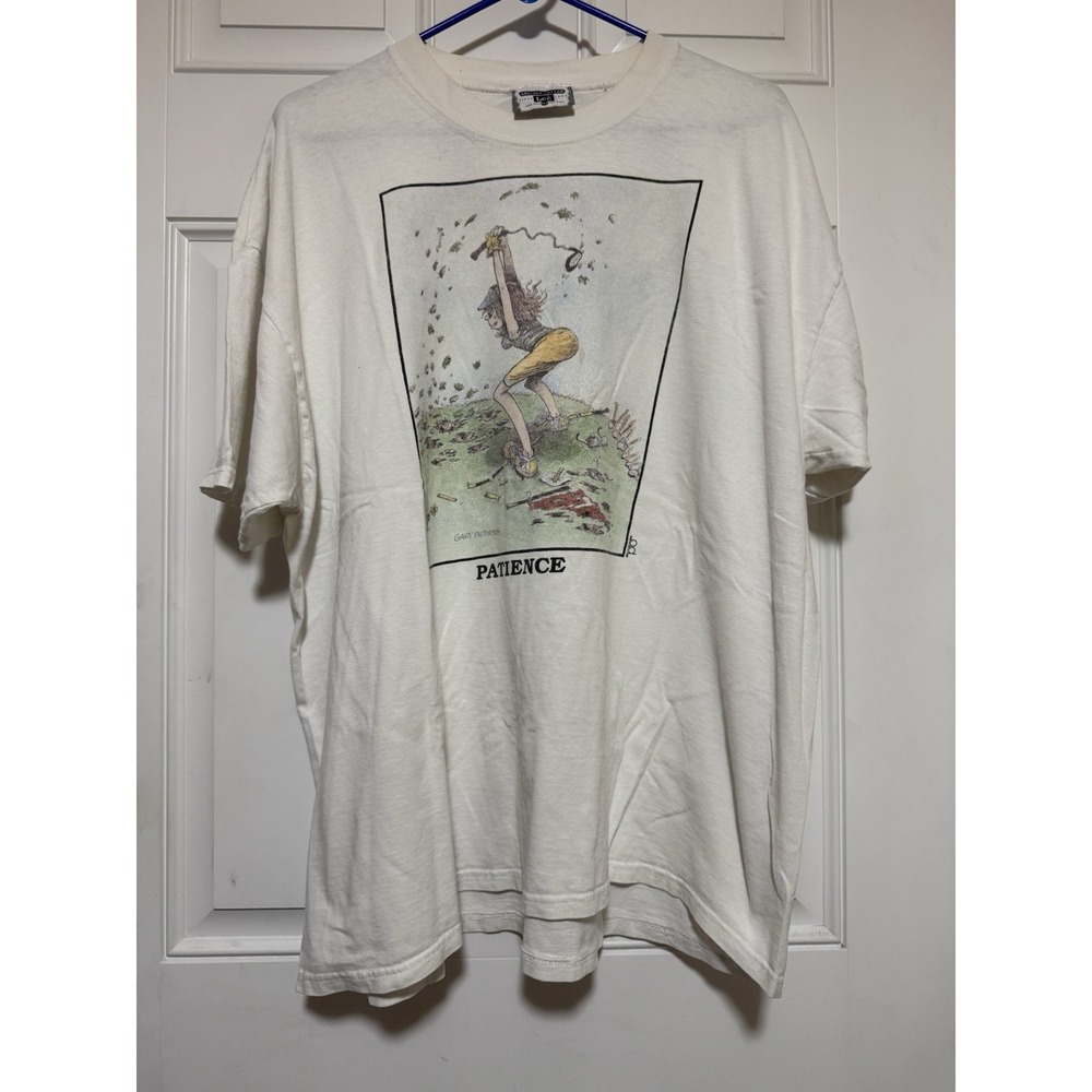 Lee‎ clothing Vintage 90s Gary Paterson Golfer Patience Shirt Size XXLarge